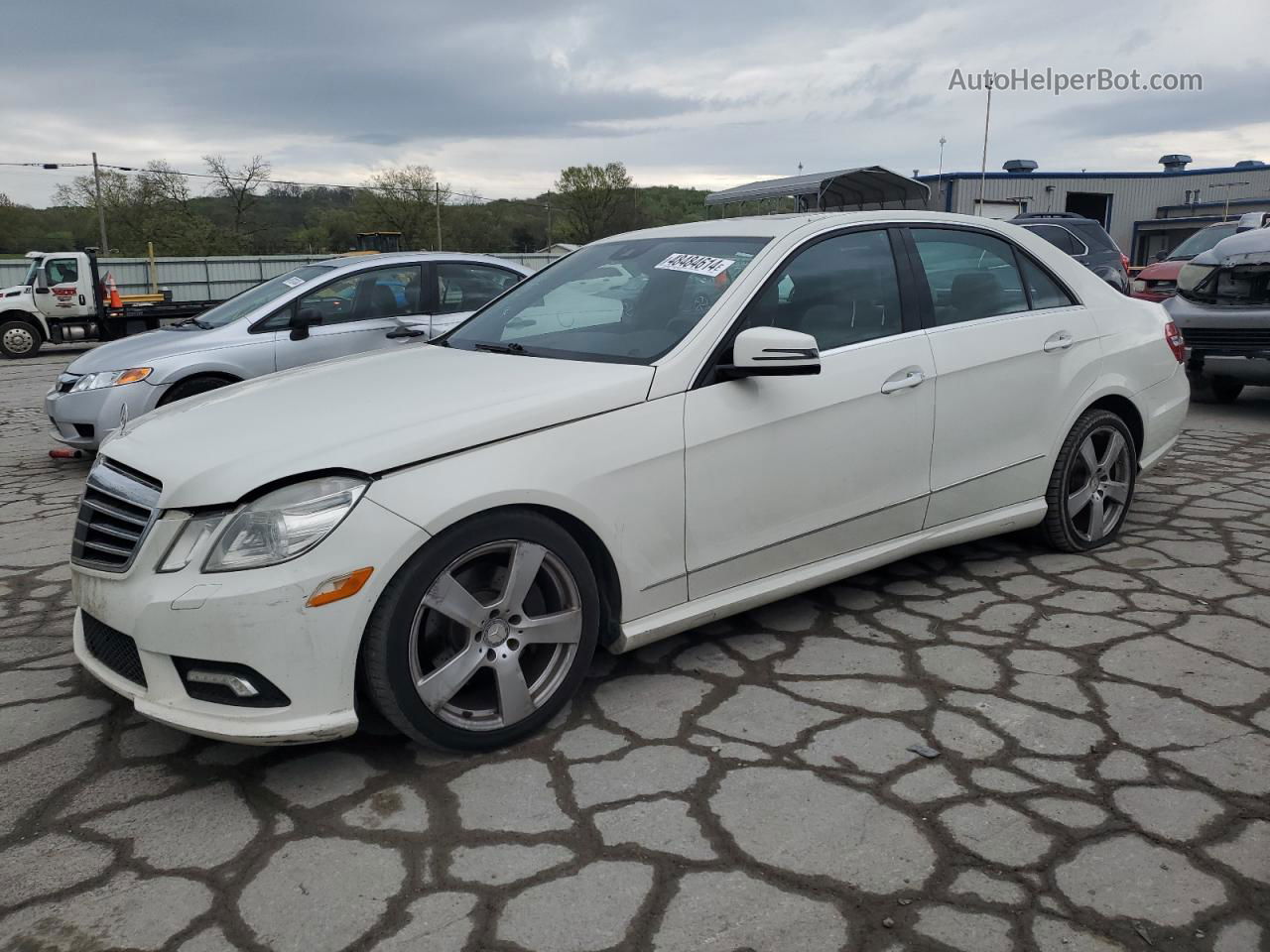 2010 Mercedes-benz E 350 White vin: WDDHF5GB2AA081980