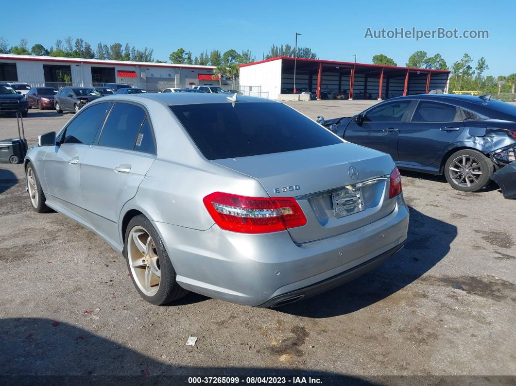 2010 Mercedes-benz E-class E 350 Silver vin: WDDHF5GB2AA167077