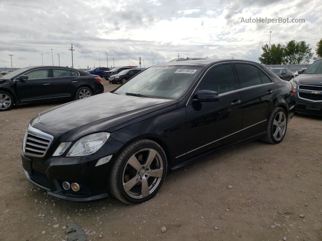 2010 Mercedes-benz E 350 Черный vin: WDDHF5GB3AA084094