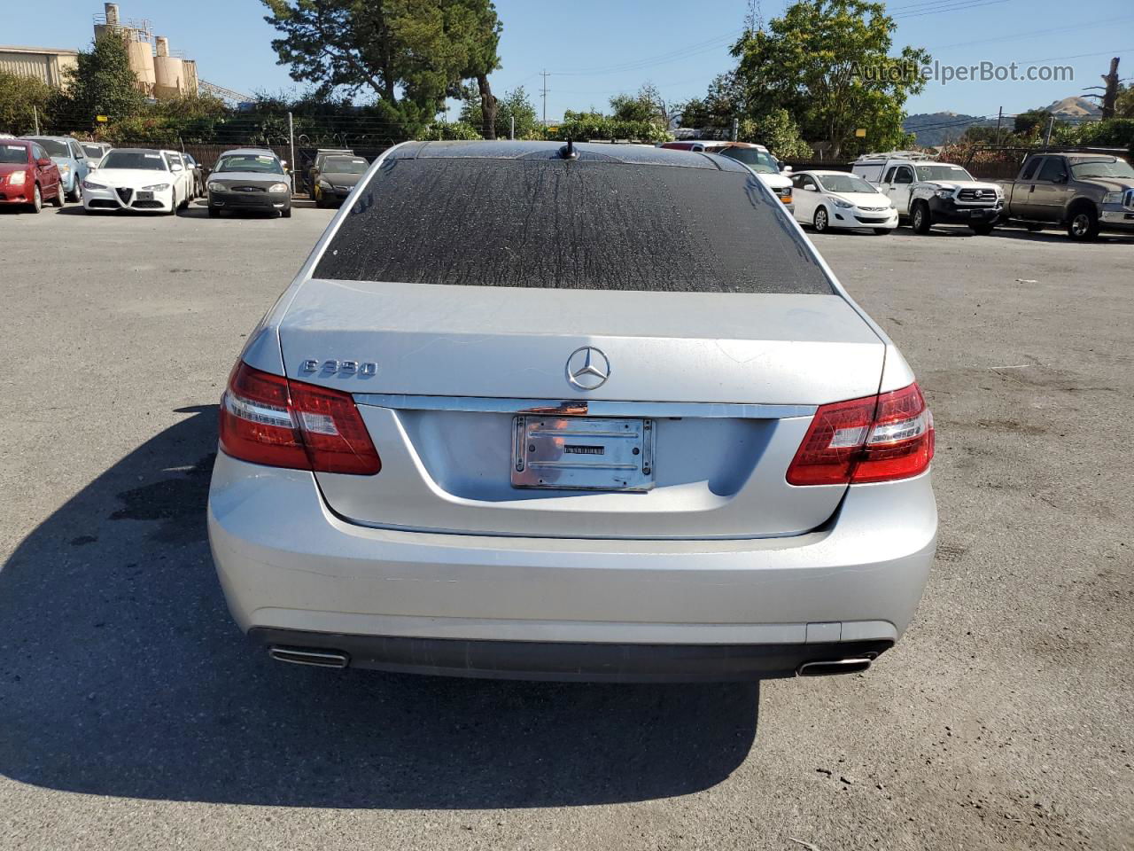 2010 Mercedes-benz E 350 Silver vin: WDDHF5GB3AA128501