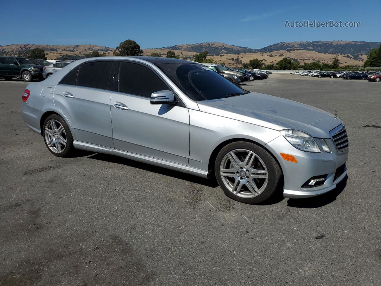 2010 Mercedes-benz E 350 Silver vin: WDDHF5GB3AA128501