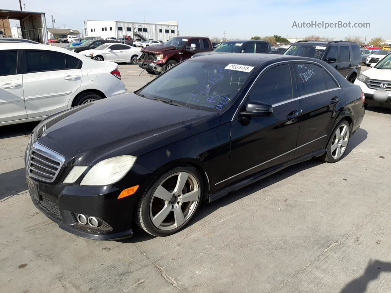 2010 Mercedes-benz E 350 Black vin: WDDHF5GB3AA152703