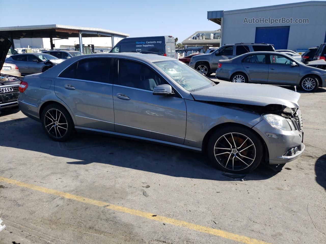 2010 Mercedes-benz E 350 Silver vin: WDDHF5GB3AA209269