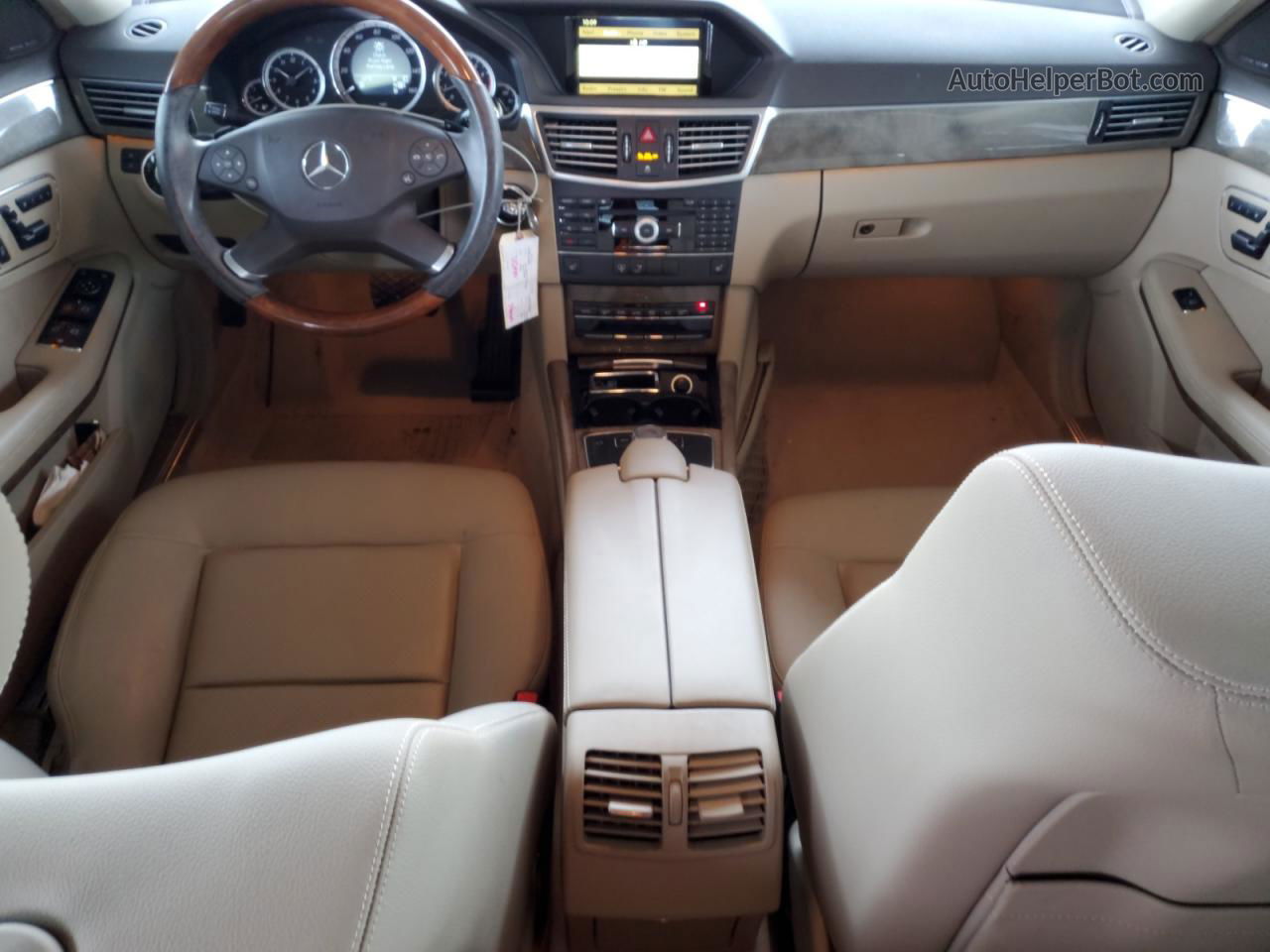 2010 Mercedes-benz E 350 Белый vin: WDDHF5GB4AA169686