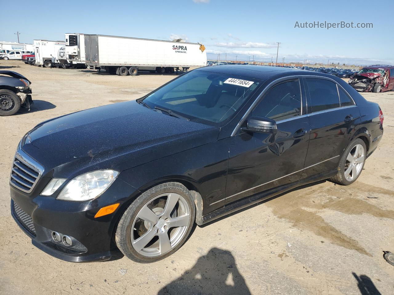 2010 Mercedes-benz E 350 Black vin: WDDHF5GB4AA213492