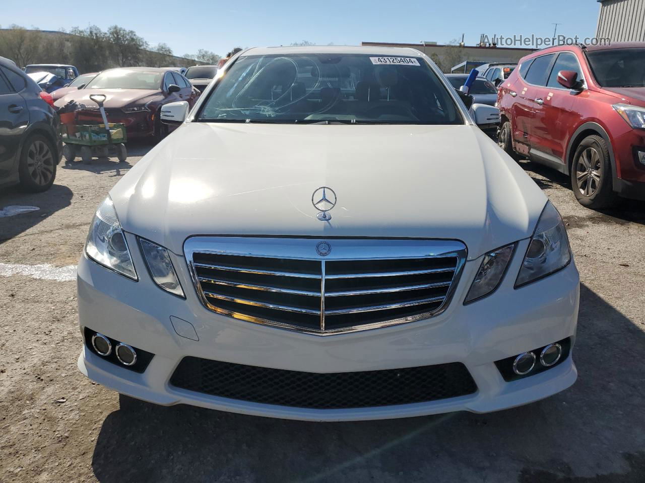 2010 Mercedes-benz E 350 Белый vin: WDDHF5GB4AA258710