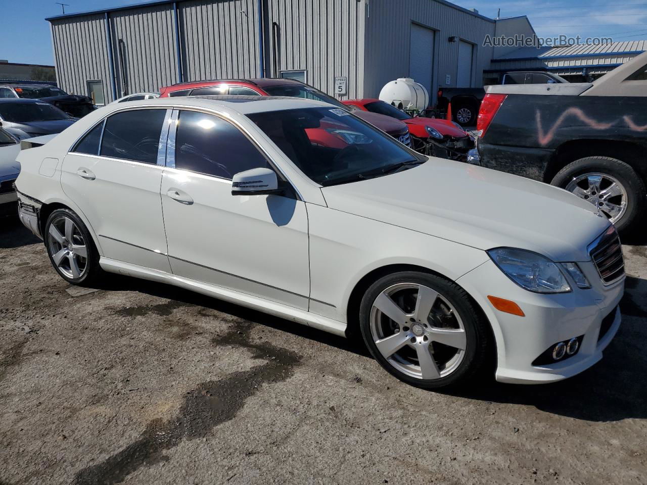 2010 Mercedes-benz E 350 Белый vin: WDDHF5GB4AA258710