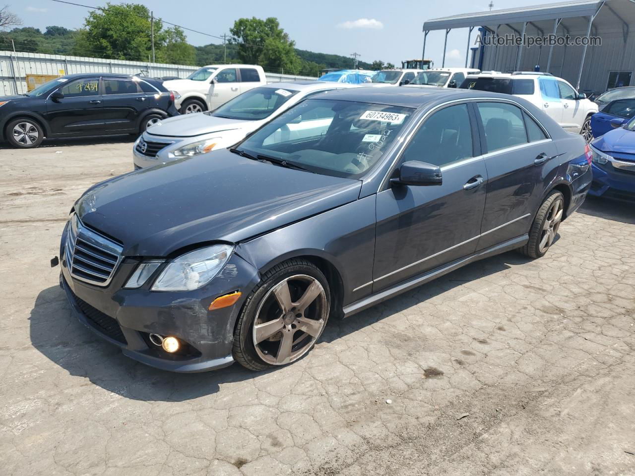 2010 Mercedes-benz E 350 Gray vin: WDDHF5GB5AA019022