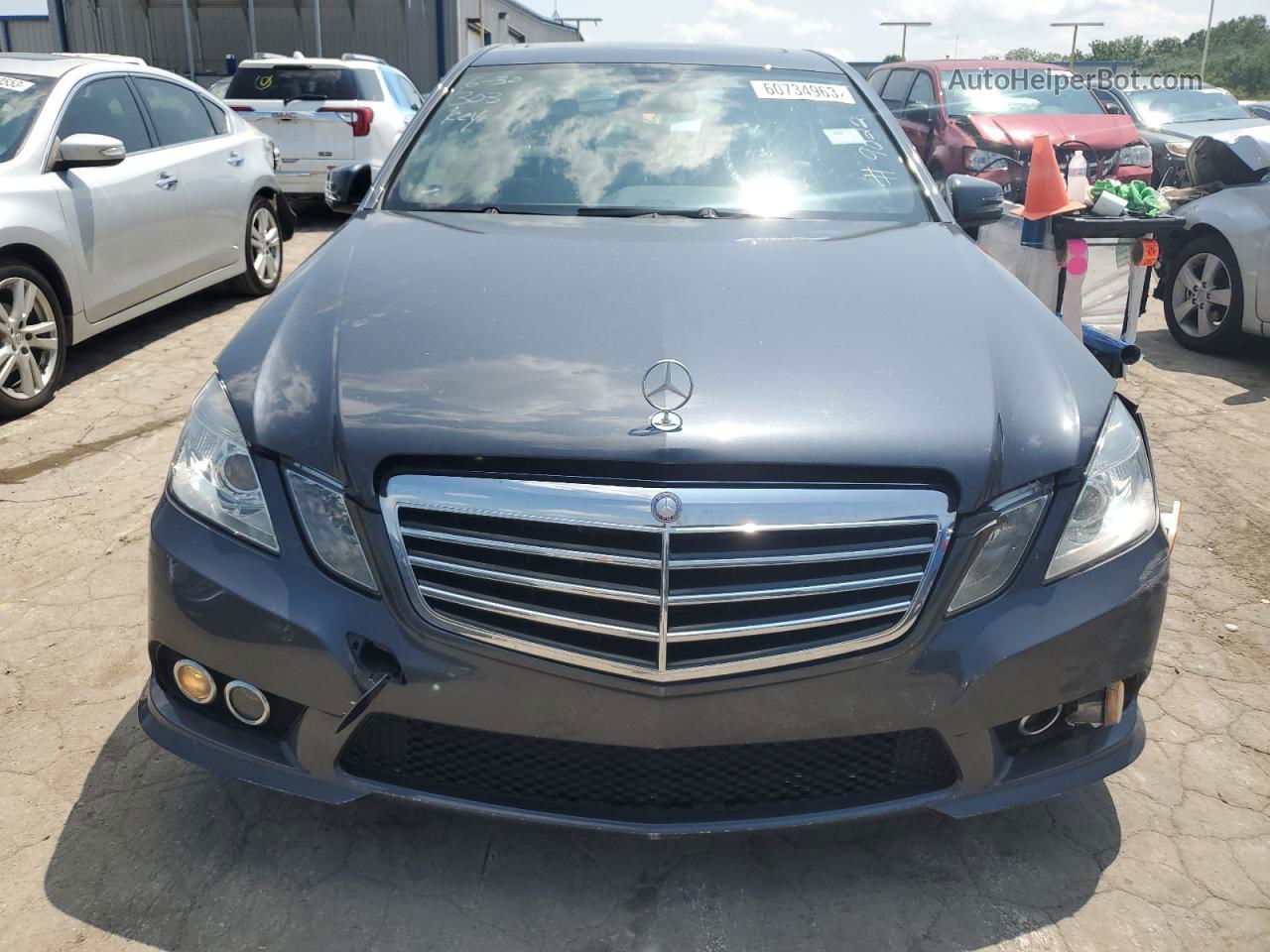 2010 Mercedes-benz E 350 Gray vin: WDDHF5GB5AA019022