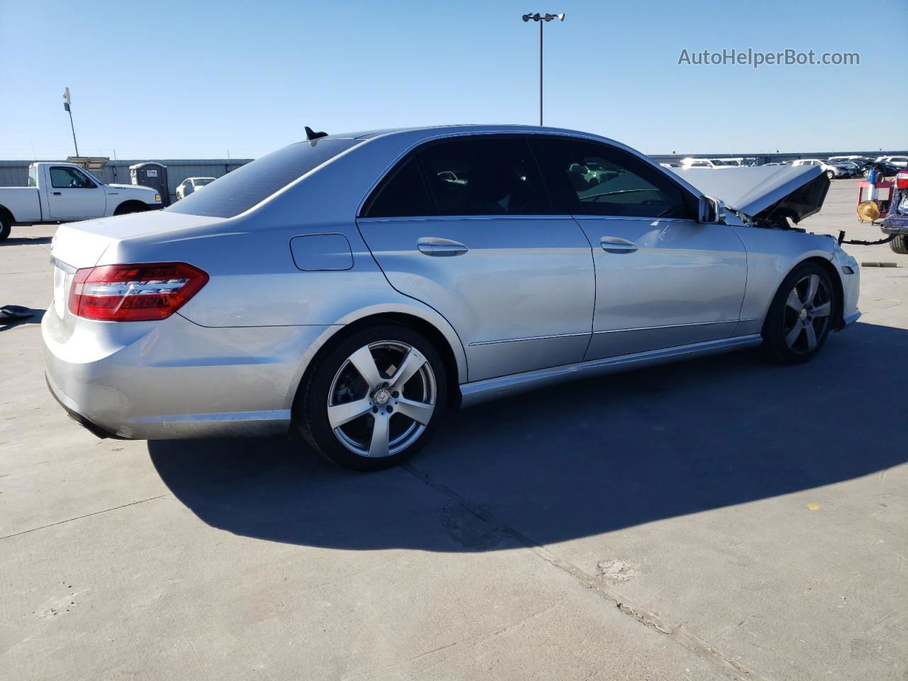 2010 Mercedes-benz E 350 Silver vin: WDDHF5GB5AA176842