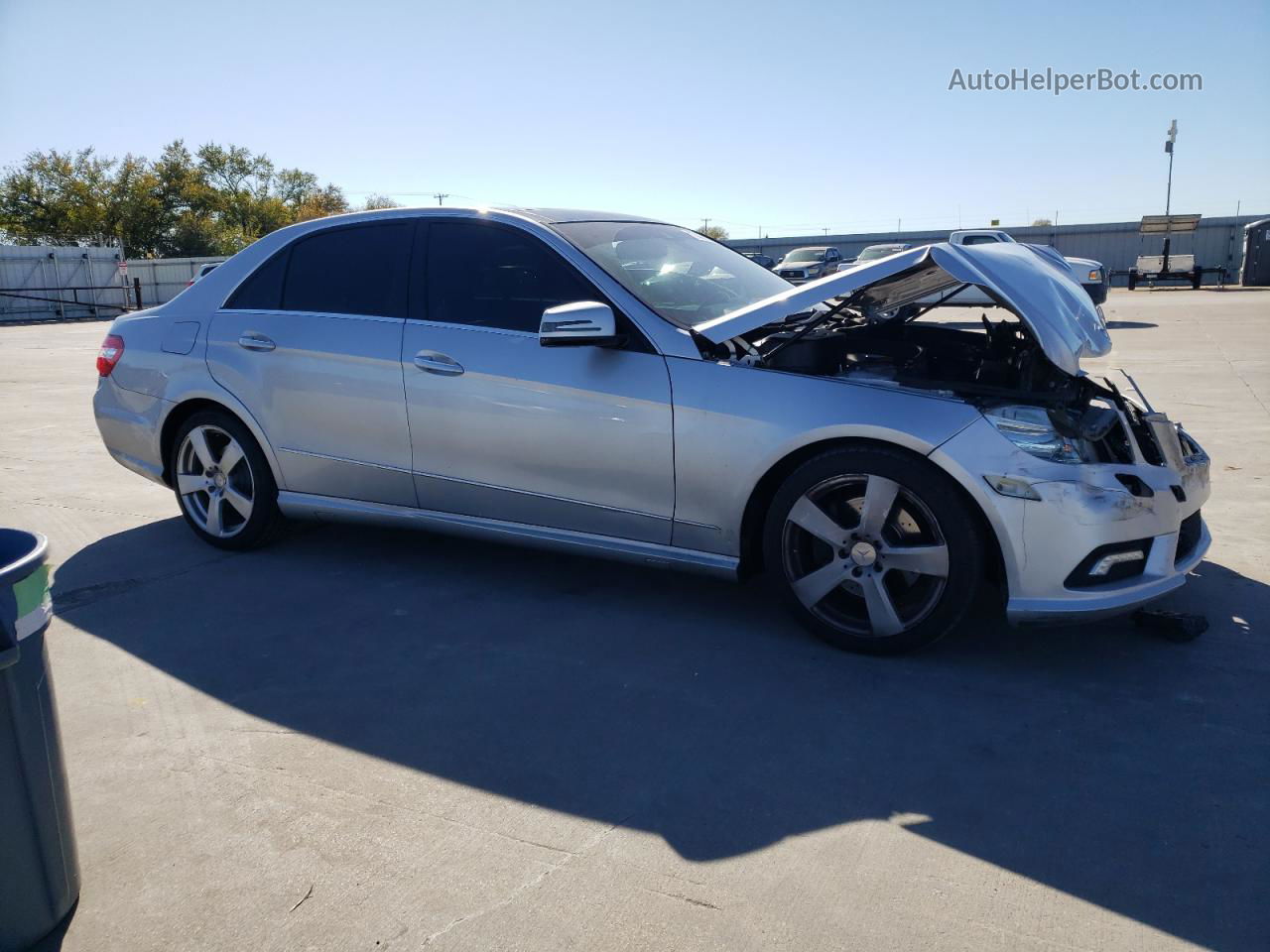 2010 Mercedes-benz E 350 Silver vin: WDDHF5GB5AA176842