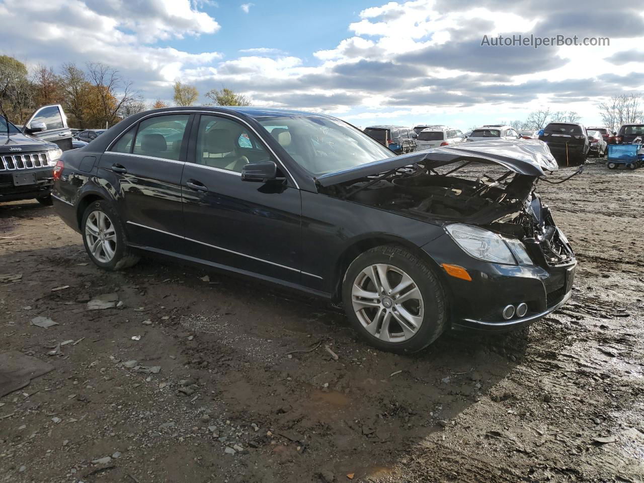 2010 Mercedes-benz E 350 Black vin: WDDHF5GB5AA210312