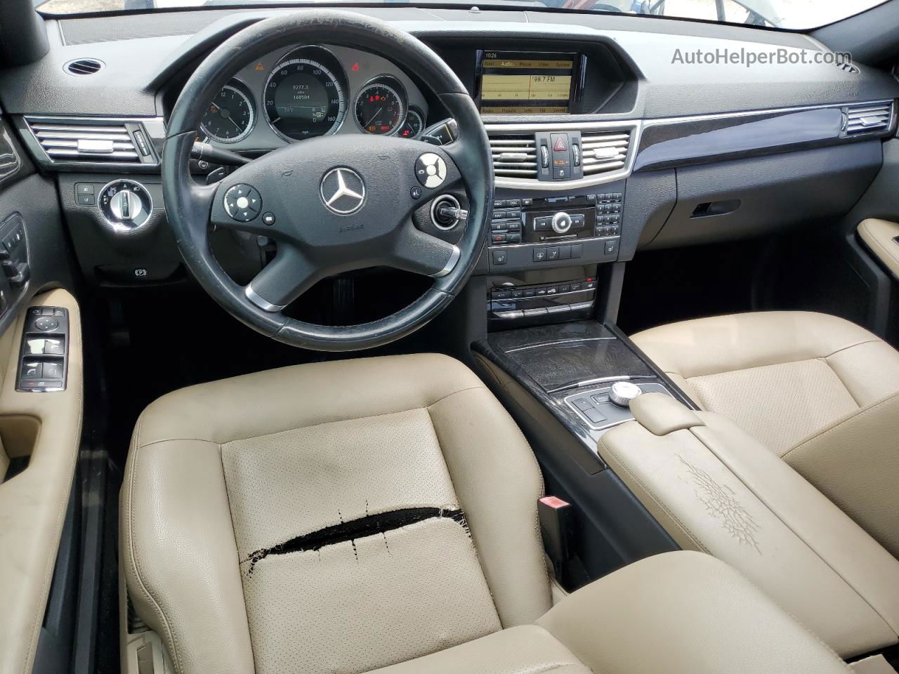 2010 Mercedes-benz E 350 Черный vin: WDDHF5GB5AA228681