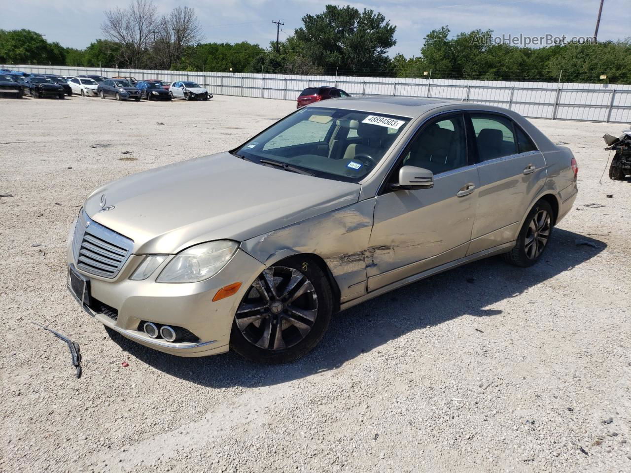 2010 Mercedes-benz E 350 Tan vin: WDDHF5GB6AA046617