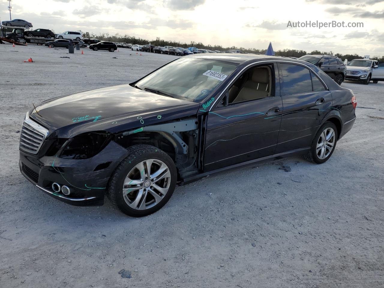 2010 Mercedes-benz E 350 Black vin: WDDHF5GB6AA127519