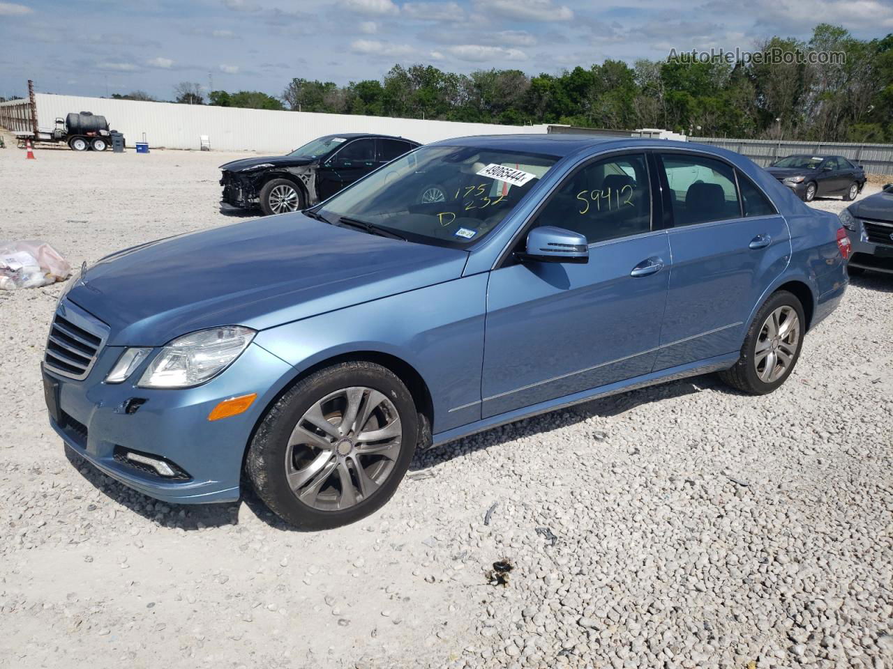 2010 Mercedes-benz E 350 Blue vin: WDDHF5GB6AA175232