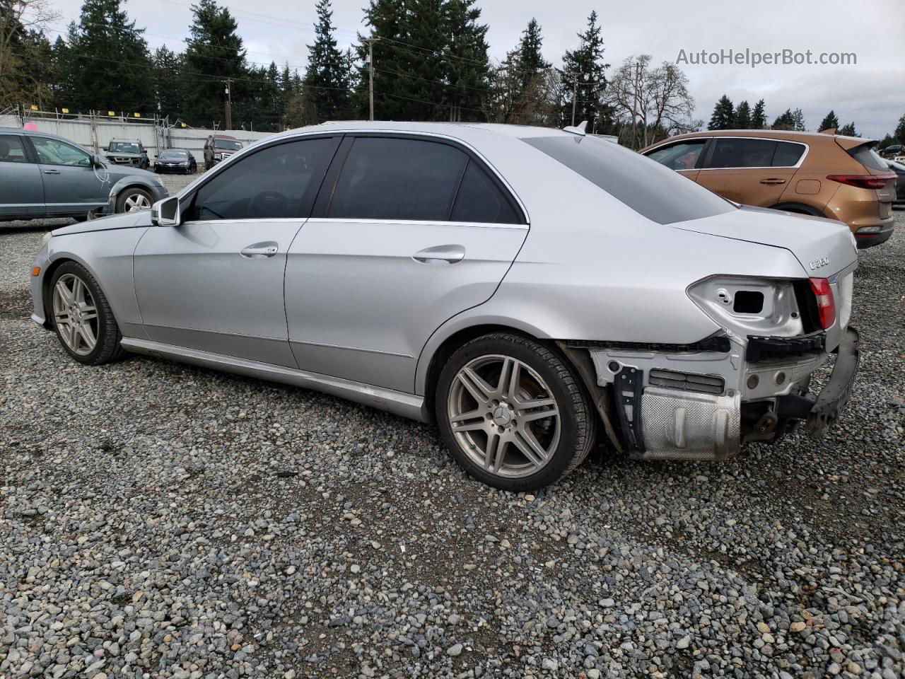 2010 Mercedes-benz E 350 Silver vin: WDDHF5GB7AA022200