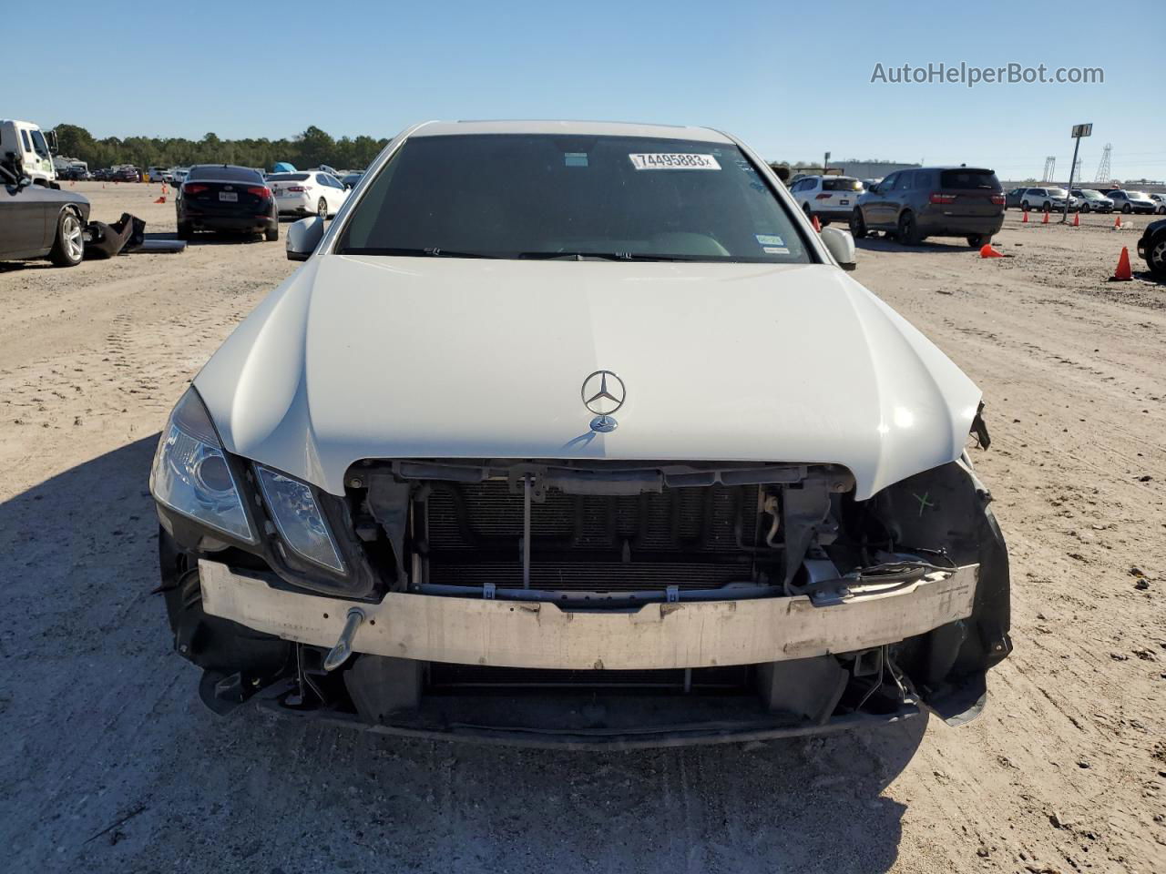 2010 Mercedes-benz E 350 White vin: WDDHF5GB7AA057626