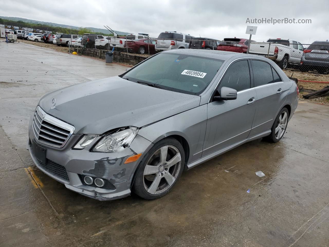 2010 Mercedes-benz E 350 Silver vin: WDDHF5GB7AA067718