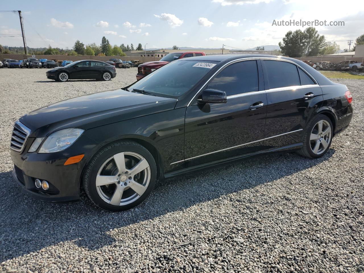 2010 Mercedes-benz E 350 Black vin: WDDHF5GB7AA099696