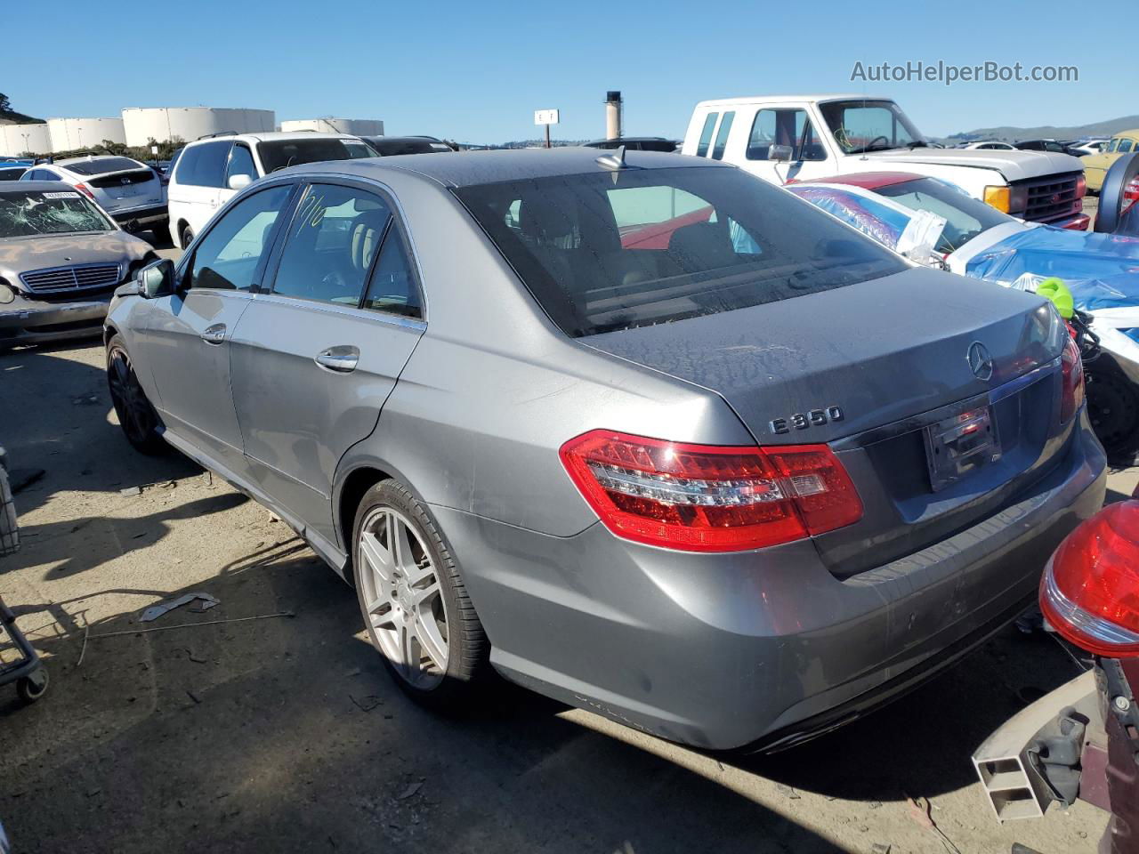 2010 Mercedes-benz E 350 Silver vin: WDDHF5GB7AA128923