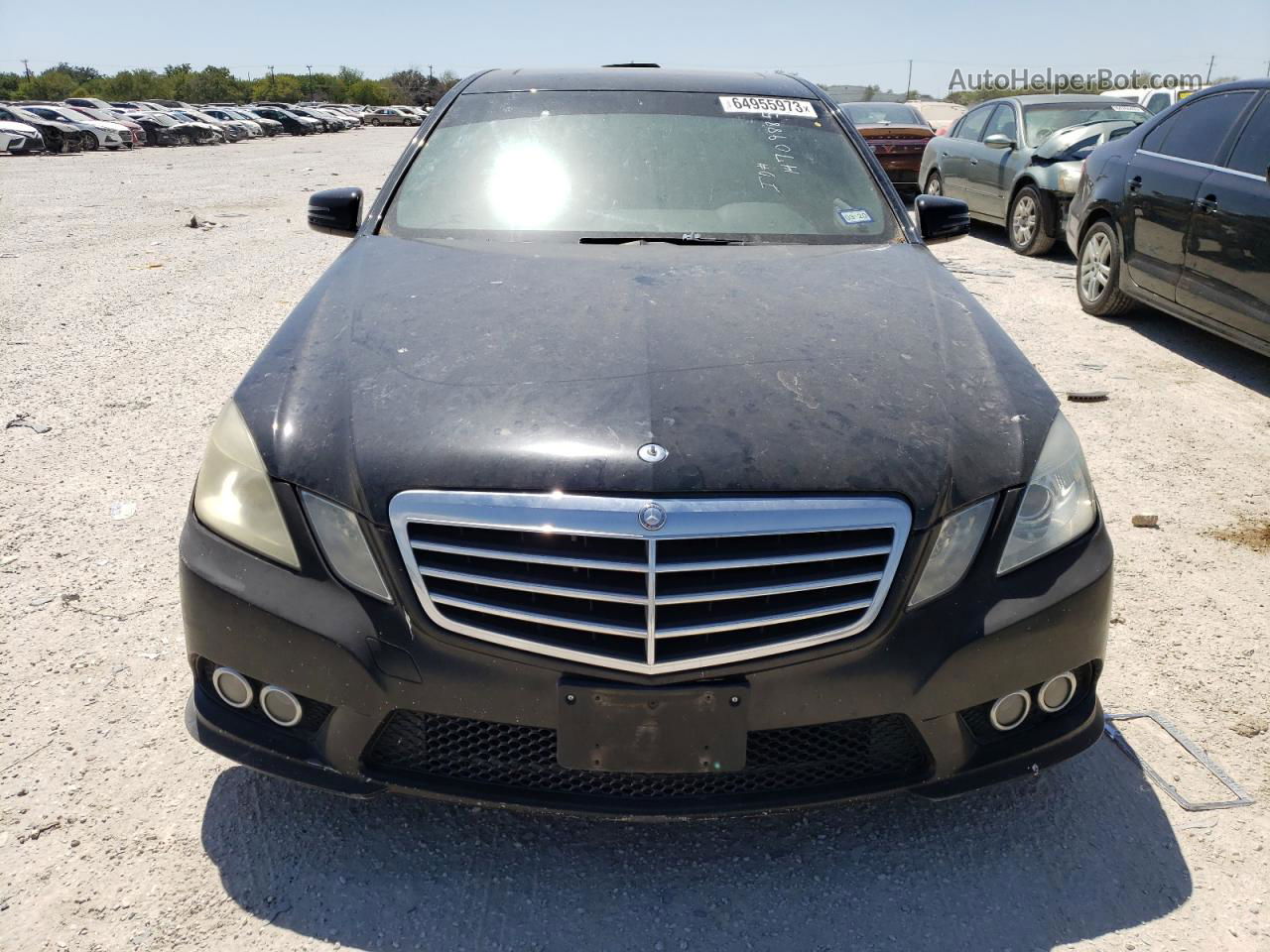 2010 Mercedes-benz E 350 Black vin: WDDHF5GB7AA204611