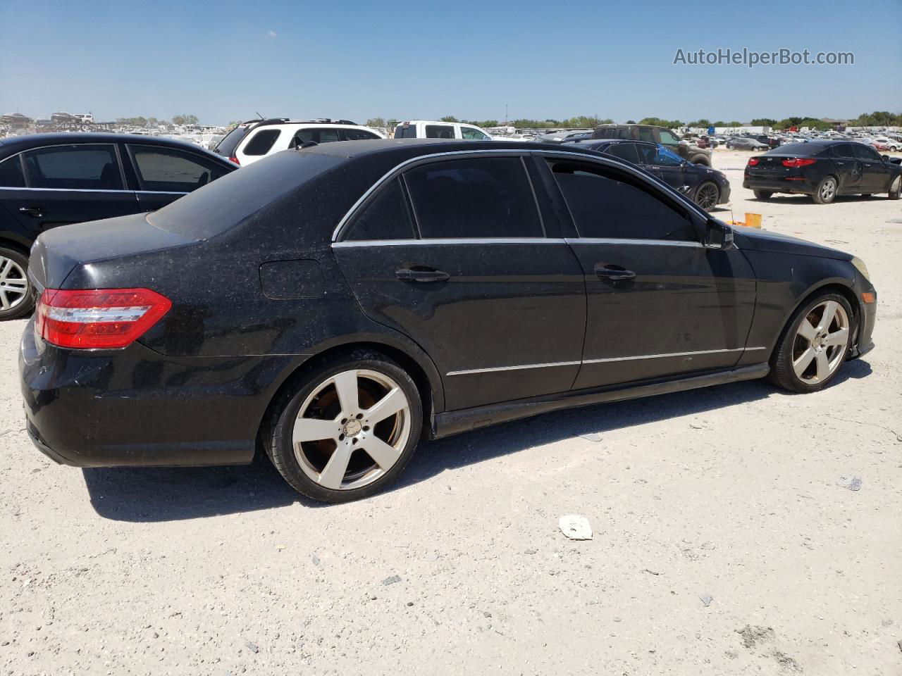 2010 Mercedes-benz E 350 Black vin: WDDHF5GB7AA204611