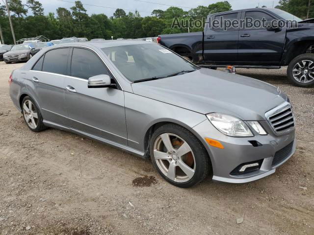 2010 Mercedes-benz E 350 Gray vin: WDDHF5GB7AA218007