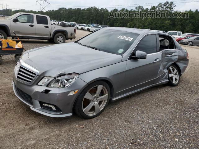 2010 Mercedes-benz E 350 Gray vin: WDDHF5GB7AA218007