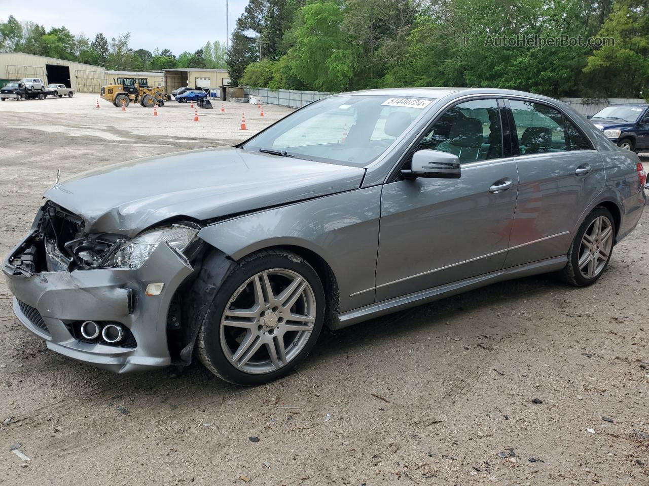 2010 Mercedes-benz E 350 Silver vin: WDDHF5GB8AA104615