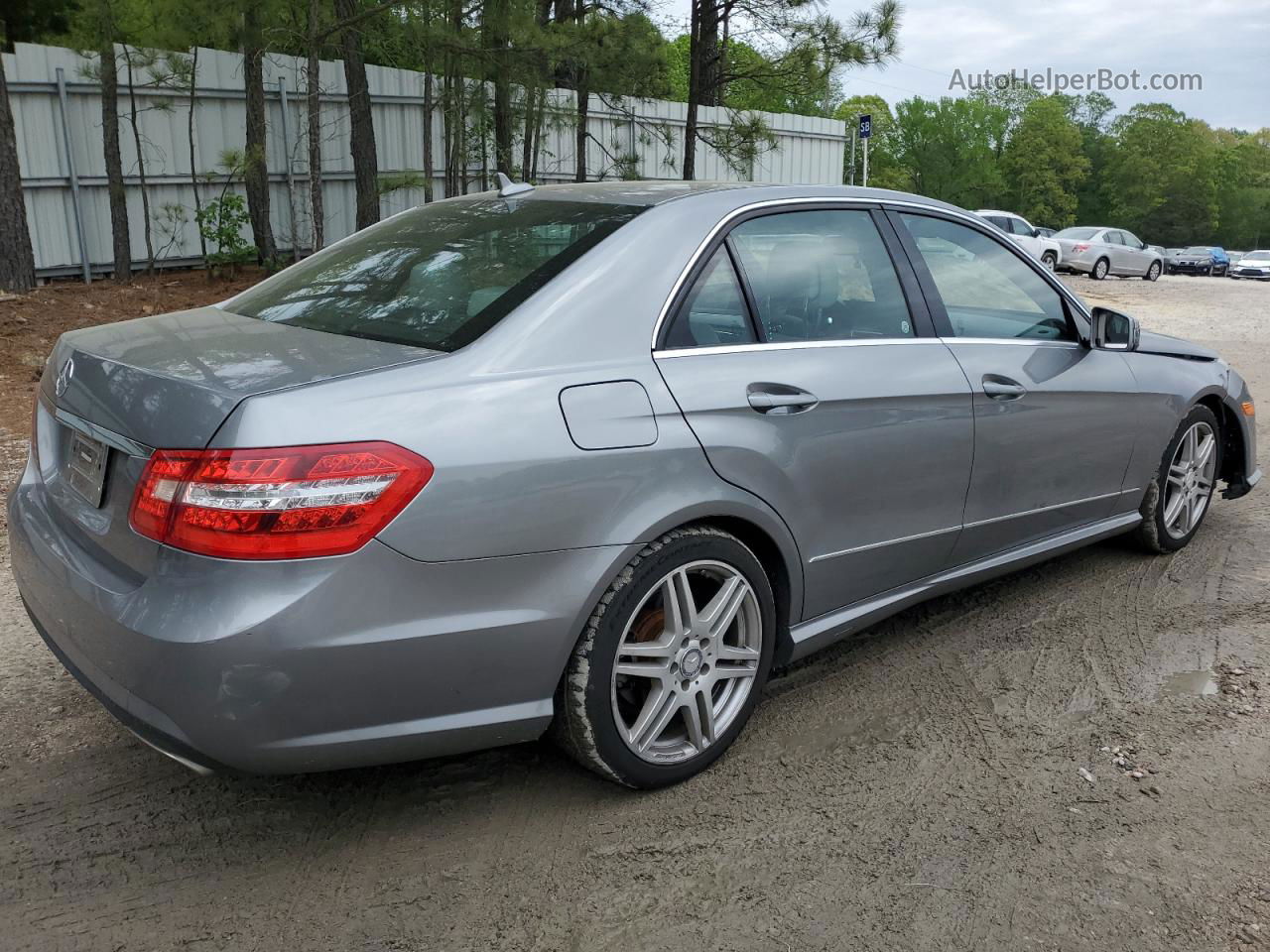 2010 Mercedes-benz E 350 Silver vin: WDDHF5GB8AA104615