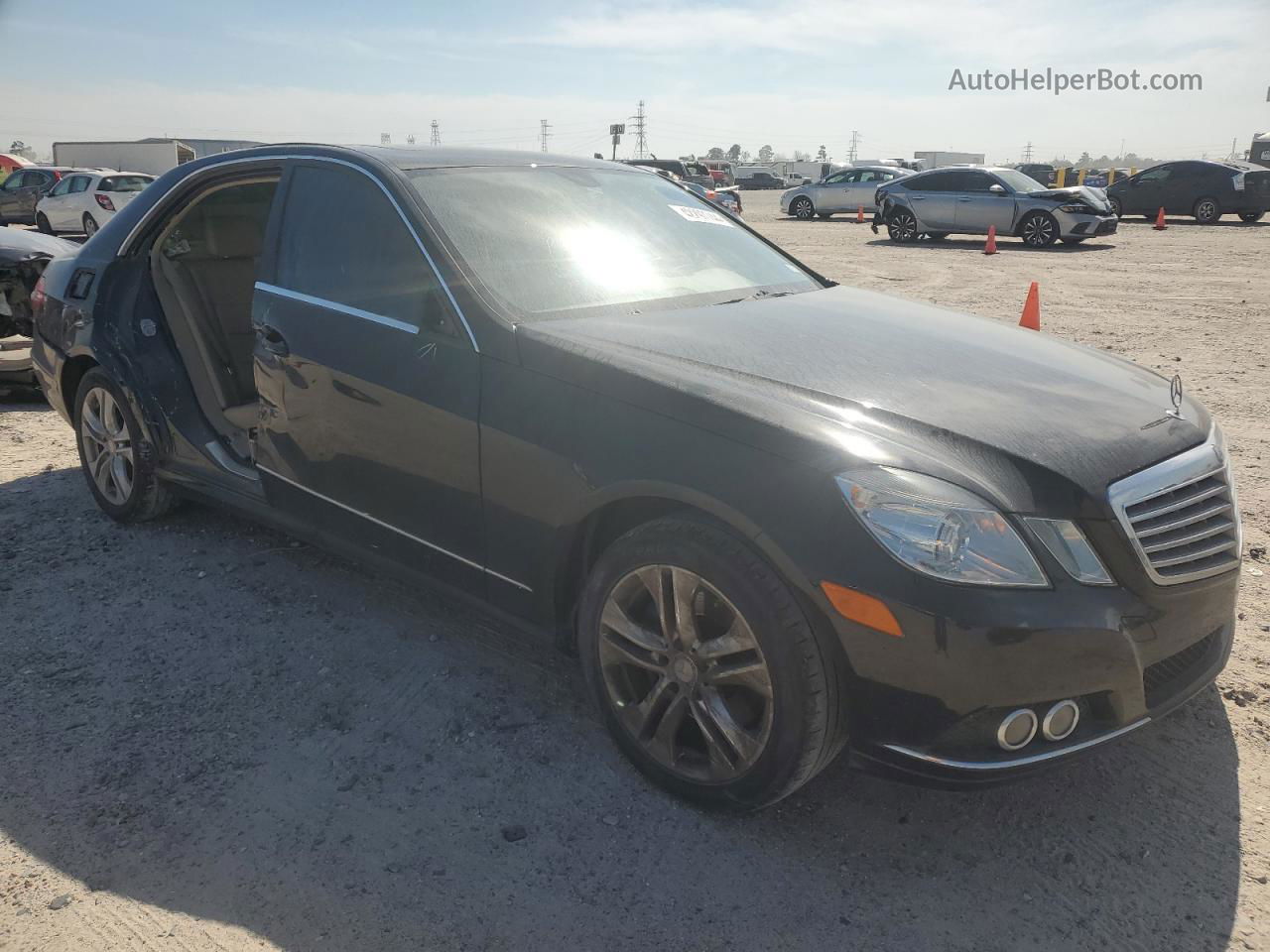 2010 Mercedes-benz E 350 Black vin: WDDHF5GB8AA215648