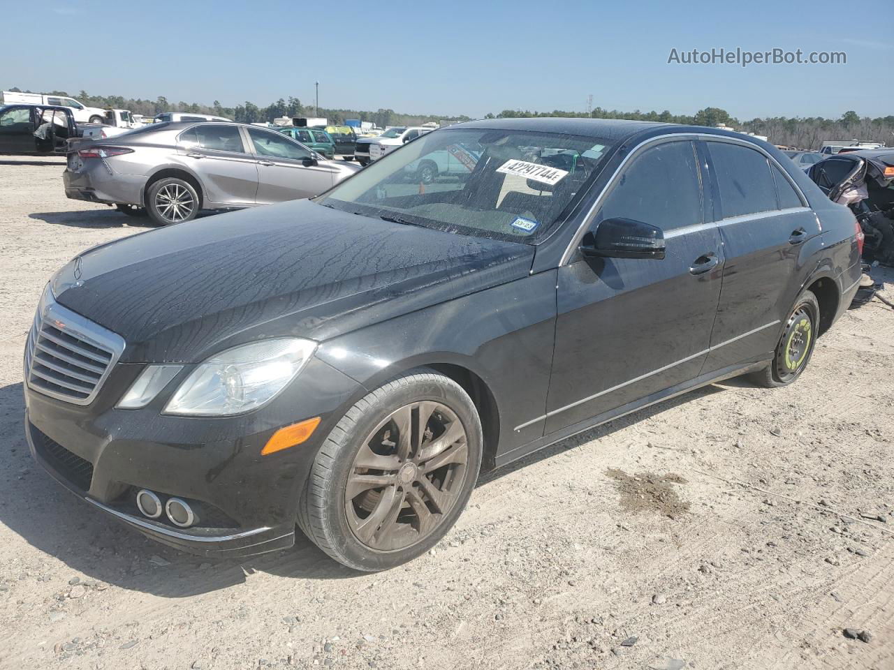 2010 Mercedes-benz E 350 Черный vin: WDDHF5GB8AA215648