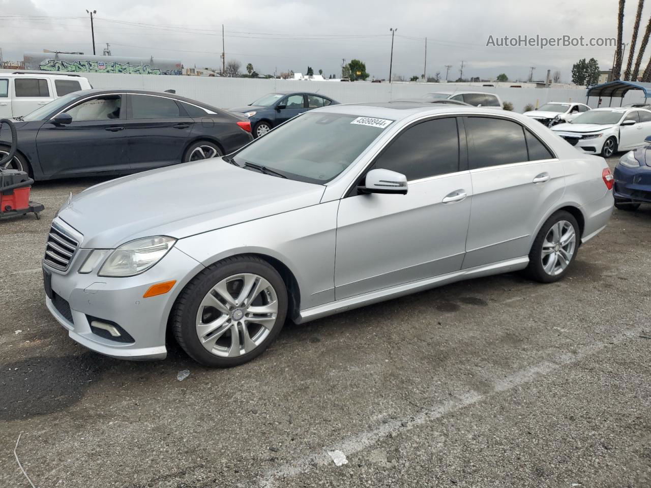 2010 Mercedes-benz E 350 Silver vin: WDDHF5GB8AA228464