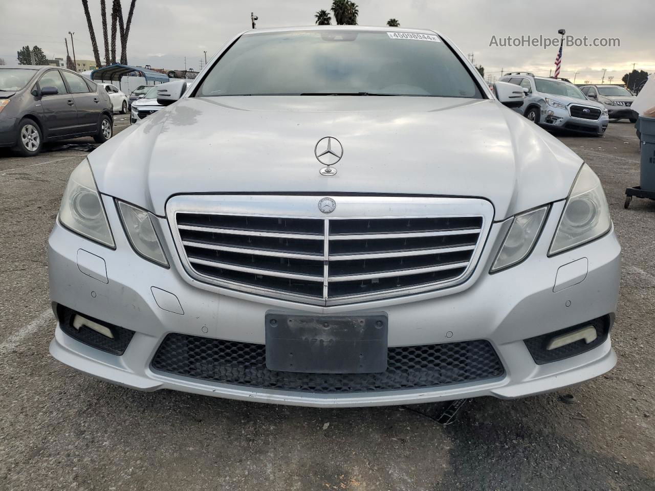 2010 Mercedes-benz E 350 Silver vin: WDDHF5GB8AA228464