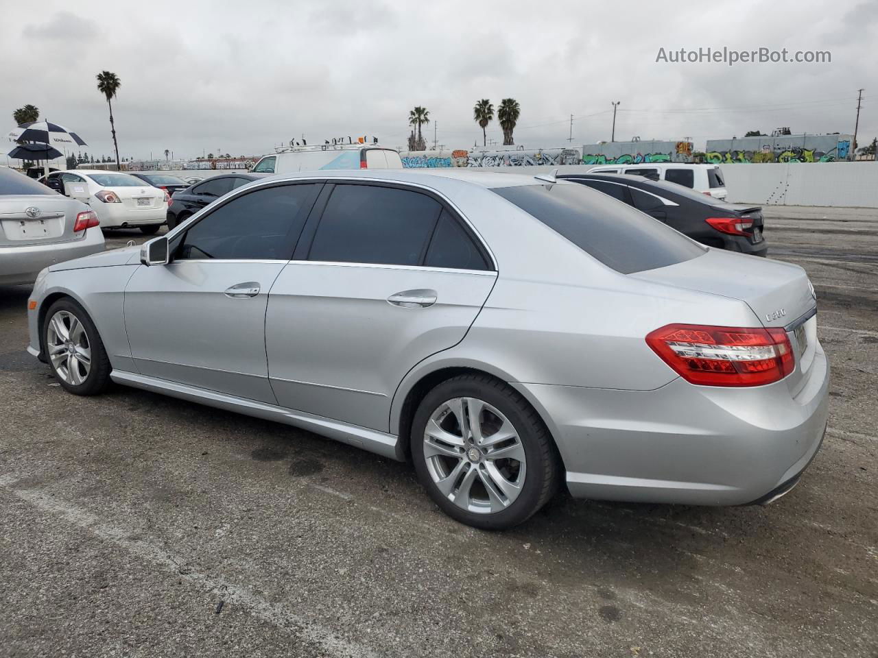 2010 Mercedes-benz E 350 Silver vin: WDDHF5GB8AA228464