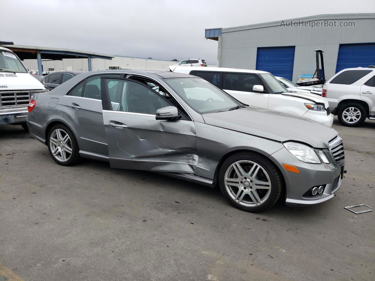 2010 Mercedes-benz E 350 Gray vin: WDDHF5GB8AA230179