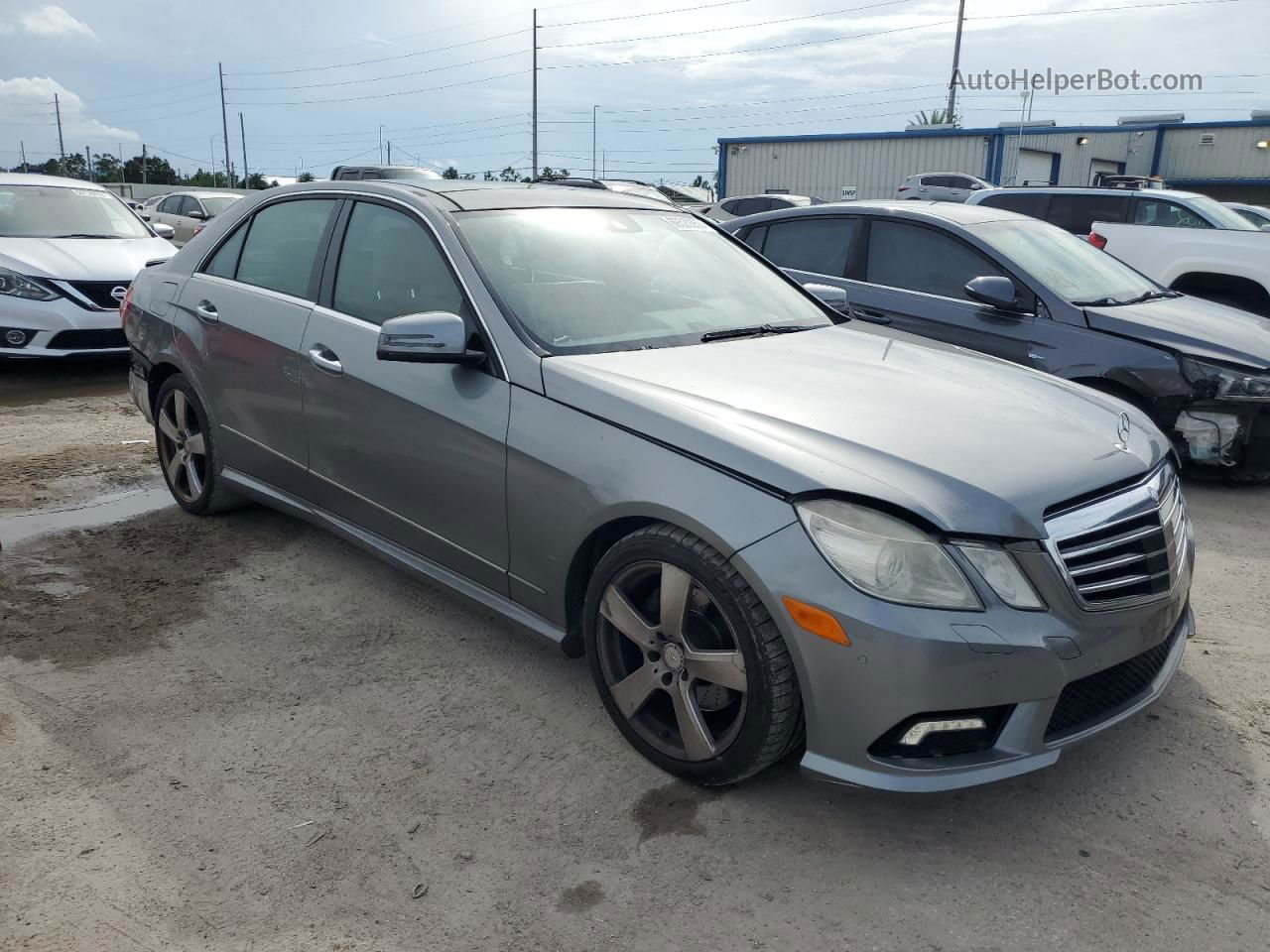 2010 Mercedes-benz E 350 Silver vin: WDDHF5GB9AA021517