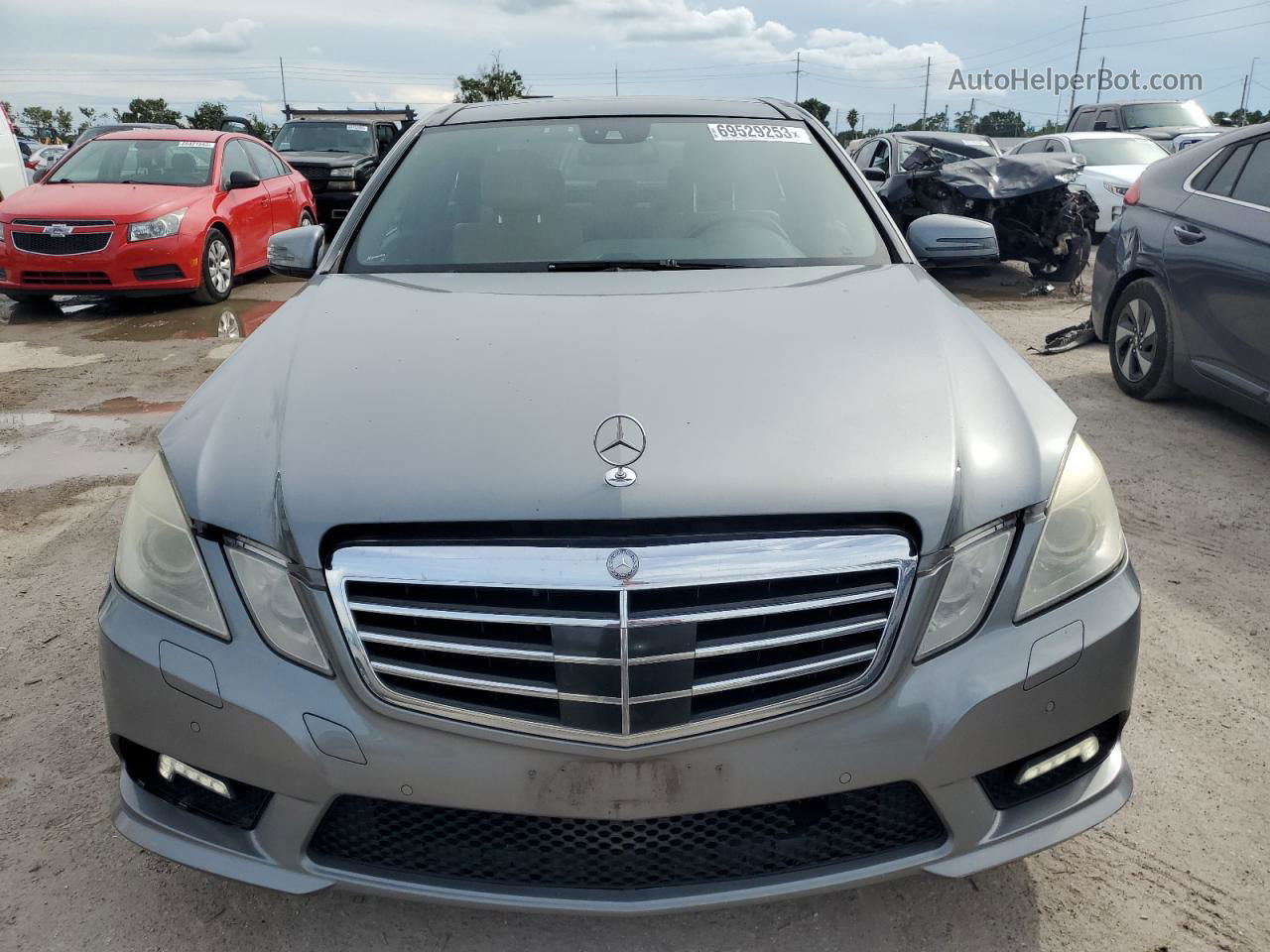 2010 Mercedes-benz E 350 Silver vin: WDDHF5GB9AA021517