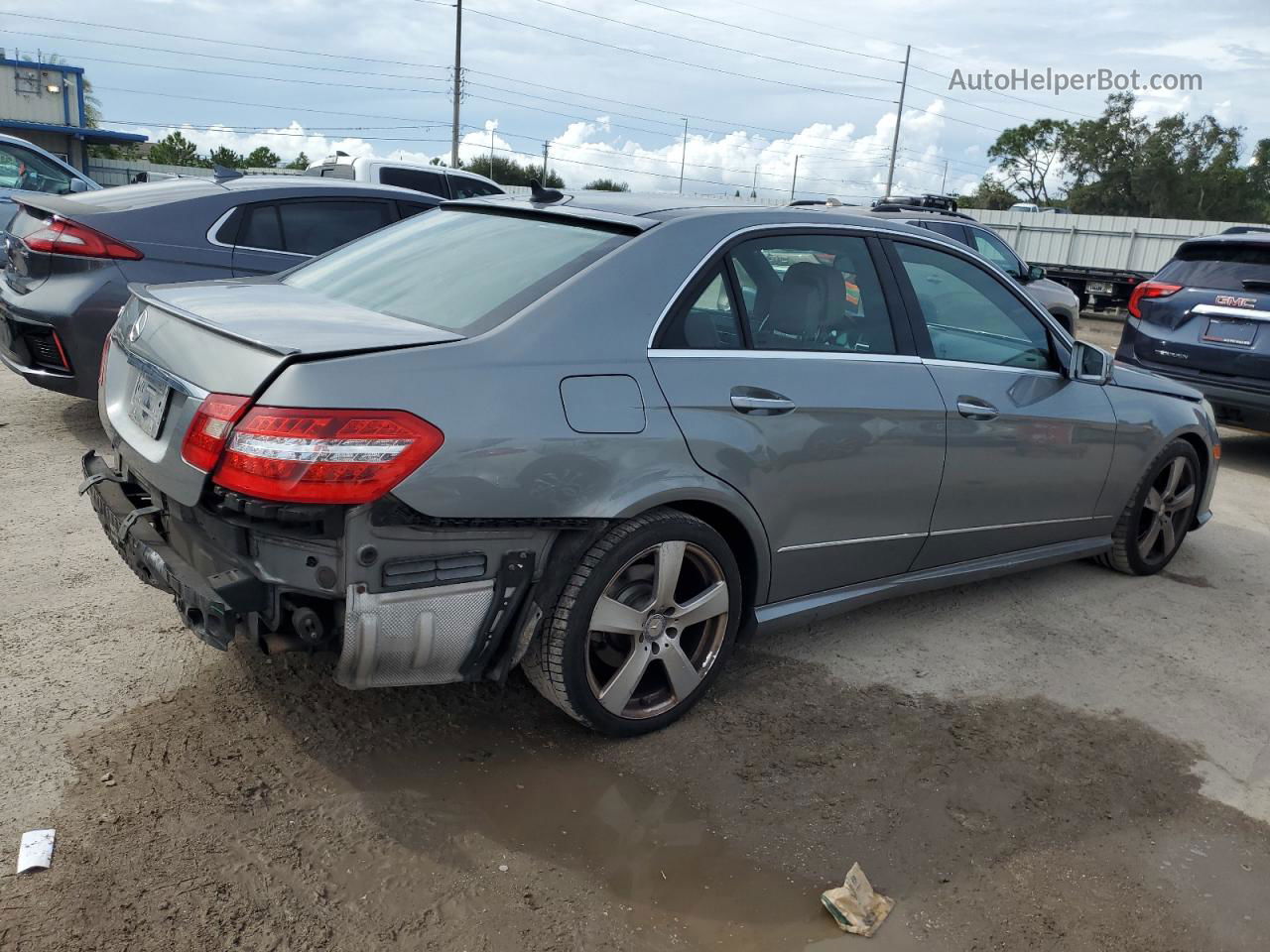 2010 Mercedes-benz E 350 Silver vin: WDDHF5GB9AA021517