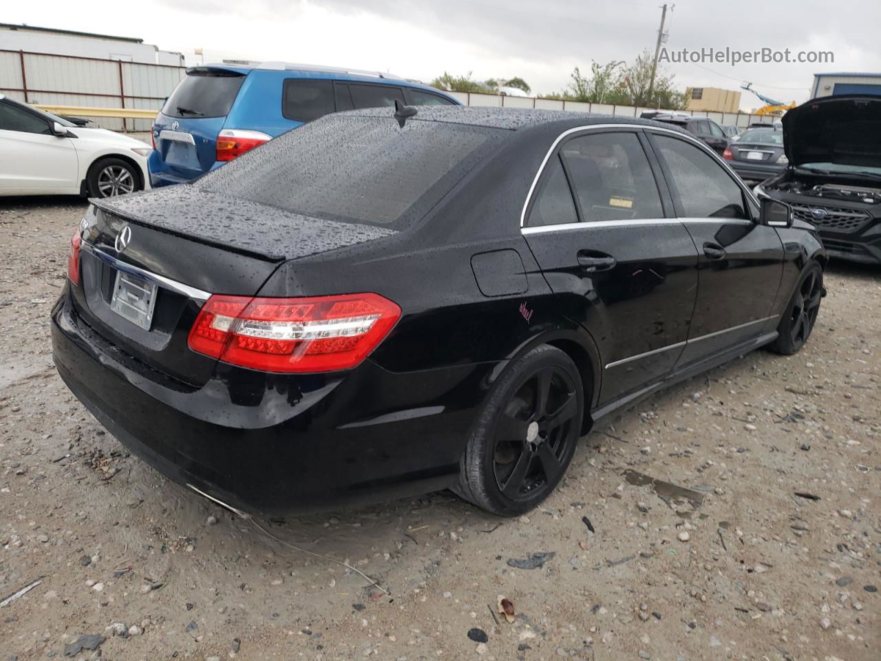 2010 Mercedes-benz E 350 Черный vin: WDDHF5GB9AA206926