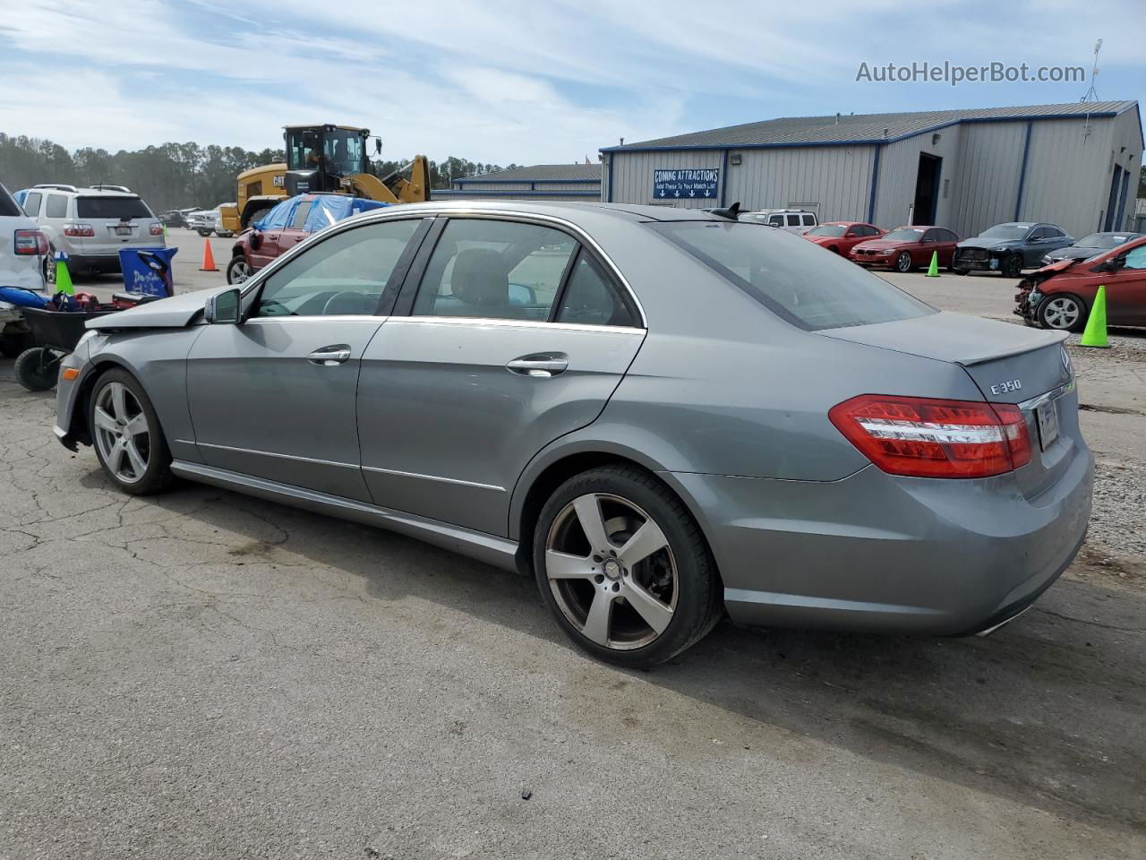 2010 Mercedes-benz E 350 Silver vin: WDDHF5GBXAA018562