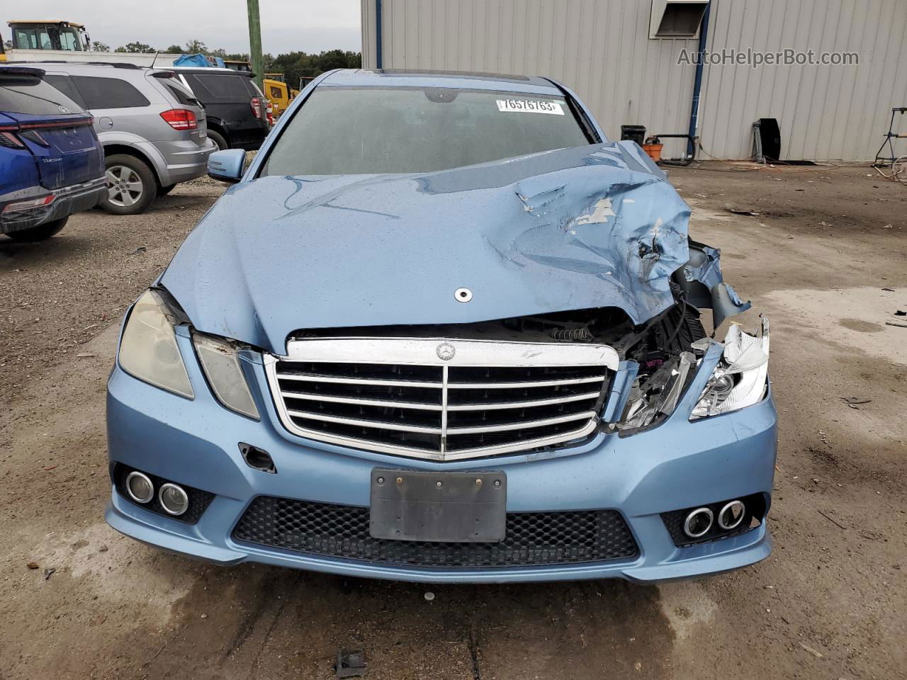 2010 Mercedes-benz E 350 Blue vin: WDDHF5GBXAA057877