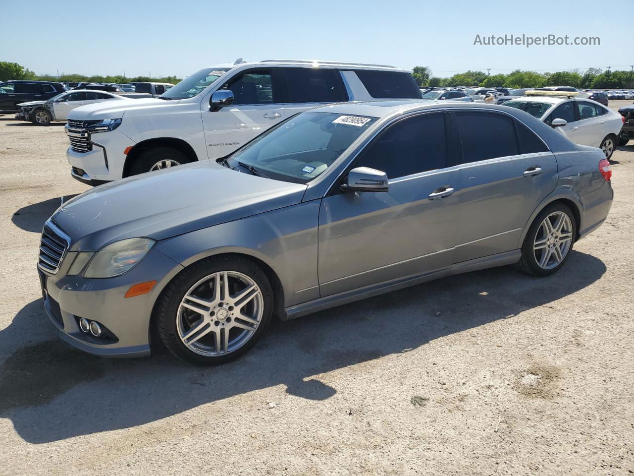 2010 Mercedes-benz E 350 Gray vin: WDDHF5GBXAA105233