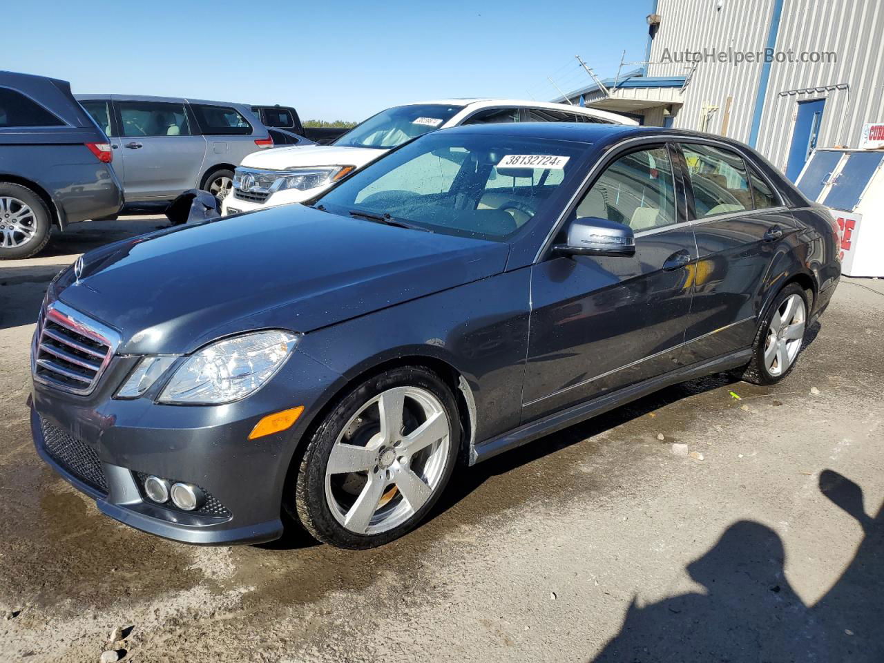 2010 Mercedes-benz E 350 Gray vin: WDDHF5GBXAA106334