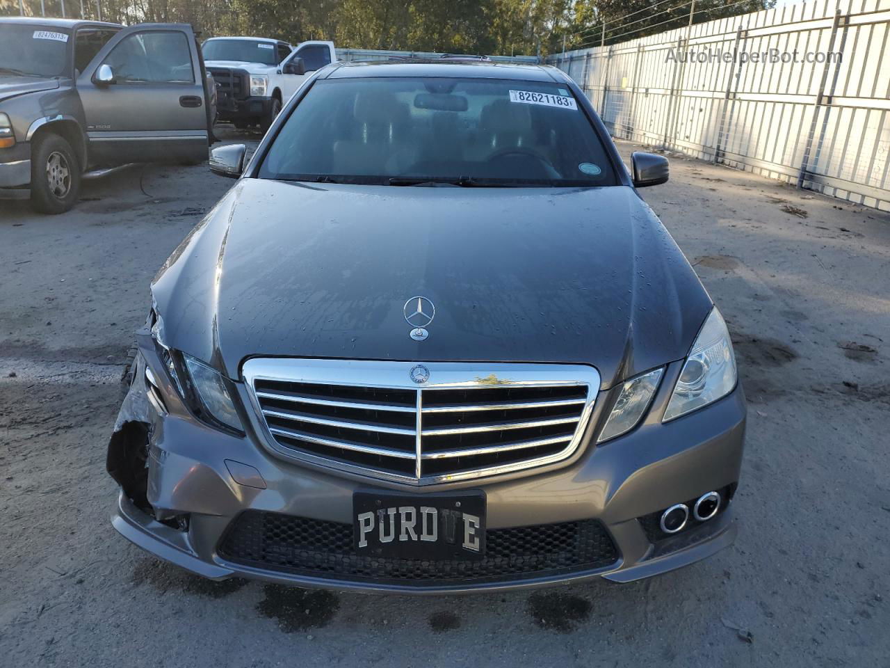 2010 Mercedes-benz E 350 Gray vin: WDDHF5GBXAA241961