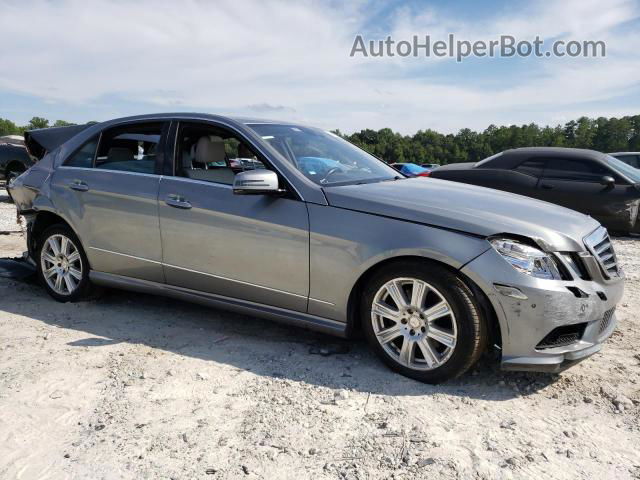 2010 Mercedes-benz E 350 Silver vin: WDDHF5GBXAA258596