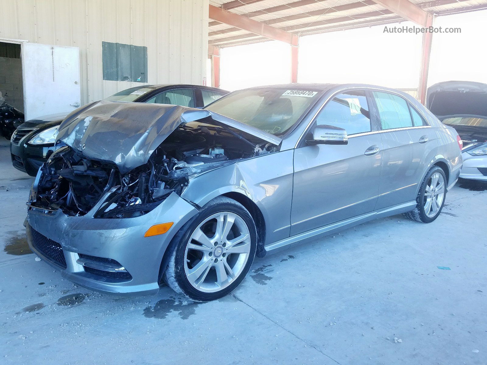 2013 Mercedes-benz E 350 Silver vin: WDDHF5KB6DA771789