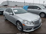 2010 Mercedes-benz E 550   Silver vin: WDDHF7CB1AA084662