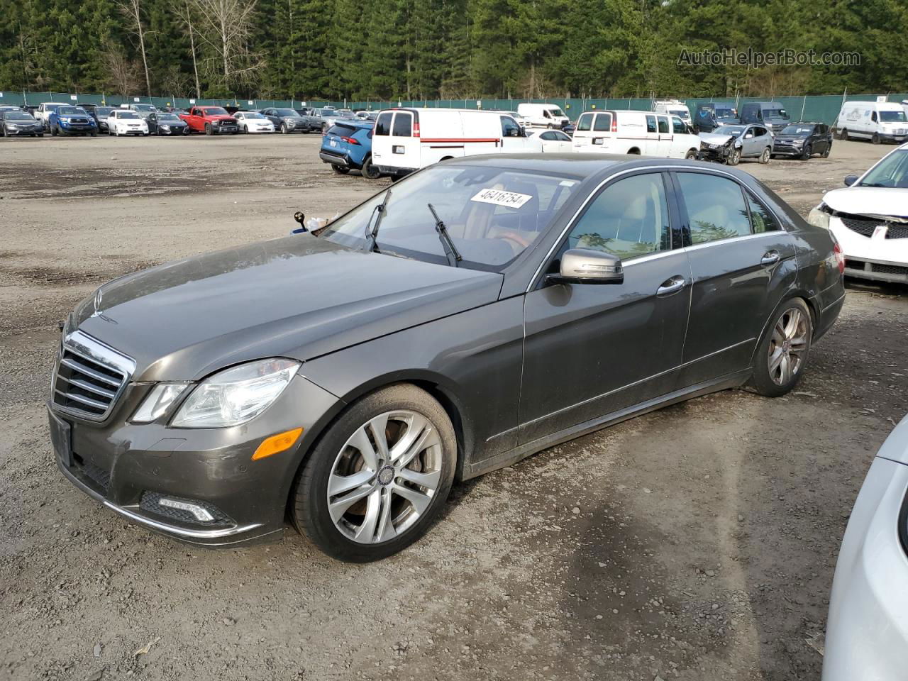 2010 Mercedes-benz E 550 Gray vin: WDDHF7CB2AA088428